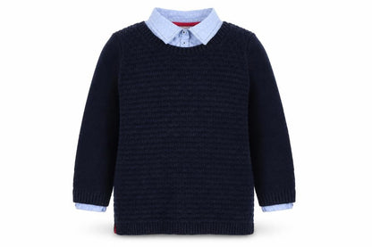 Womens UK Size 16 Marks and Spencer Blue Pullover Jumper