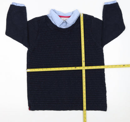 Womens UK Size 16 Marks and Spencer Blue Pullover Jumper