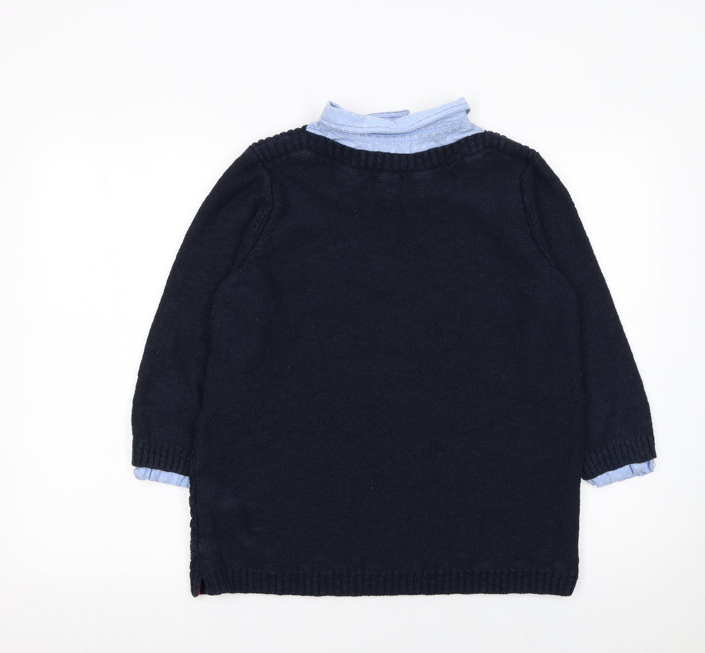 Womens UK Size 16 Marks and Spencer Blue Pullover Jumper