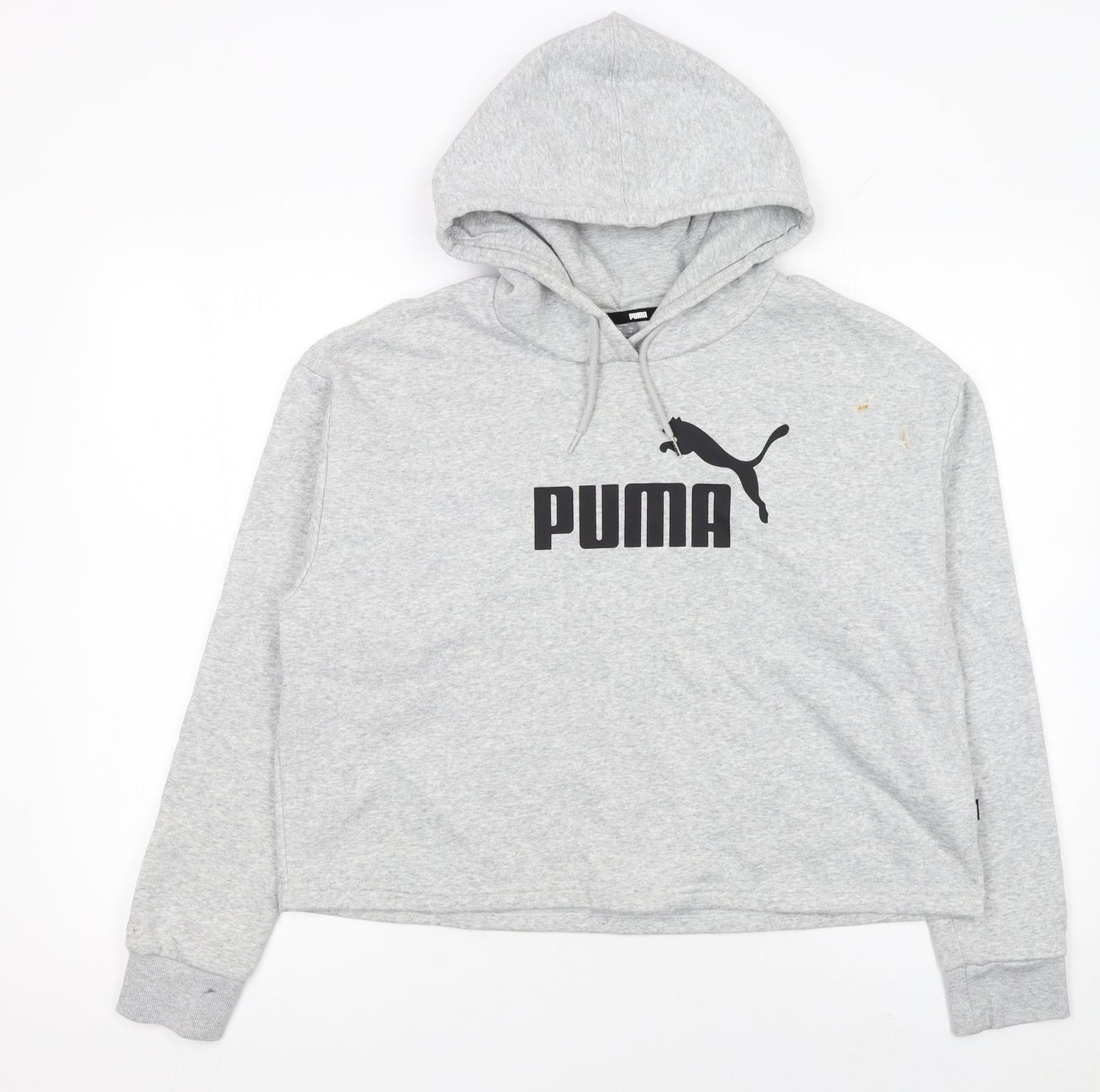 Womens UK Size M PUMA Grey Pullover Hoodie