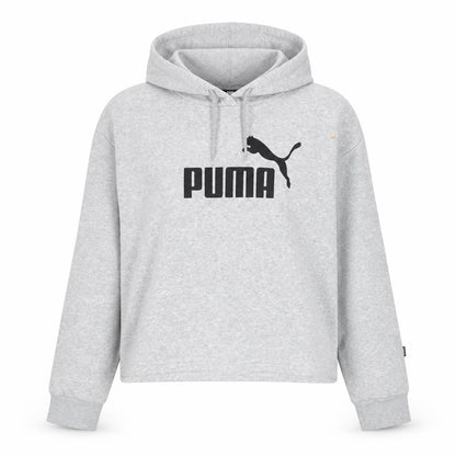 Womens UK Size M PUMA Grey Pullover Hoodie