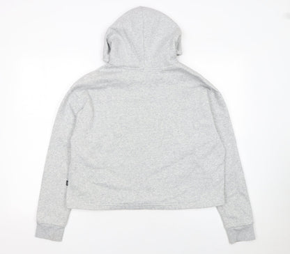 Womens UK Size M PUMA Grey Pullover Hoodie