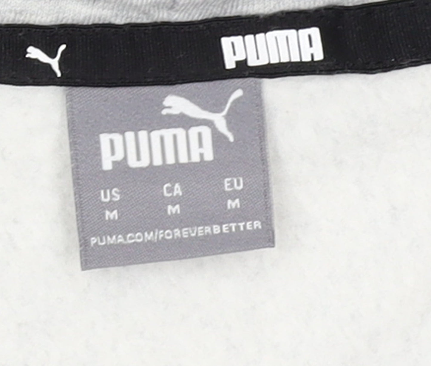 Womens UK Size M PUMA Grey Pullover Hoodie