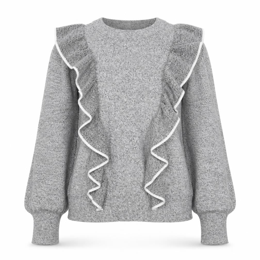 Womens UK Size 8 Topshop Grey Pullover Jumper