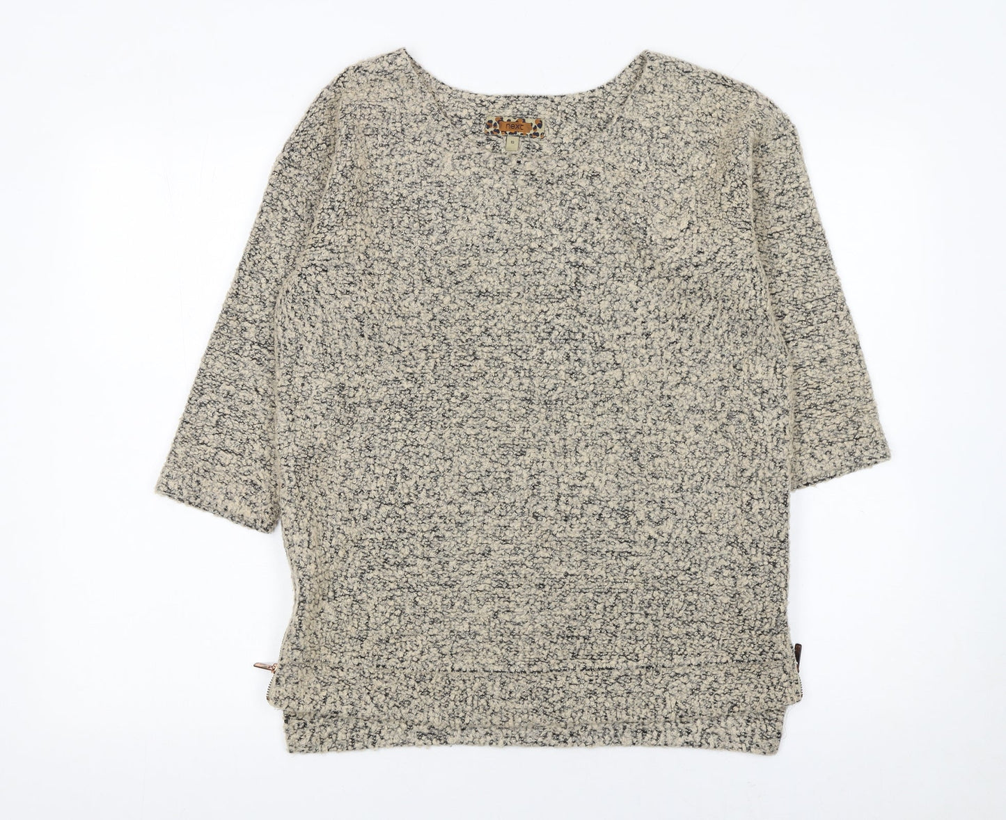 Womens UK Size 10 NEXT Beige Pullover Jumper