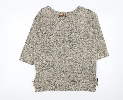 Womens UK Size 10 NEXT Beige Pullover Jumper