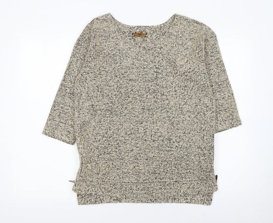 Womens UK Size 10 NEXT Beige Pullover Jumper