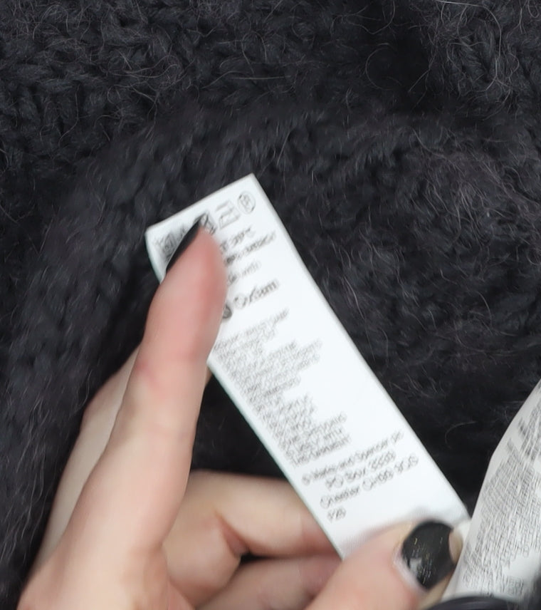 Womens UK Size 16 Marks and Spencer Black Cardigan Jumper
