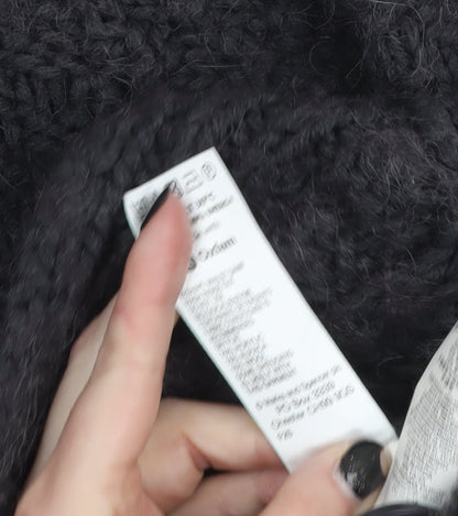 Womens UK Size 16 Marks and Spencer Black Cardigan Jumper