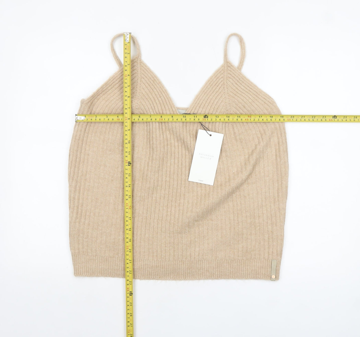 Womens UK Size 18 Savannah Miller for Next Beige Camisole Tank