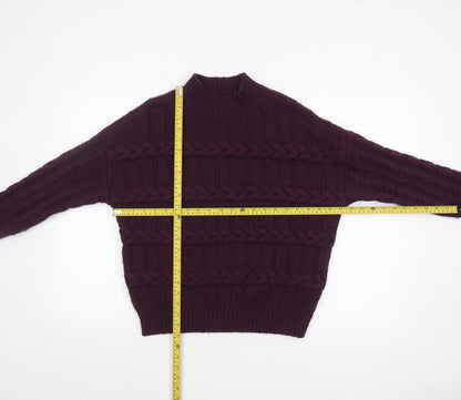Womens UK Size 14 NEXT Purple Pullover Jumper