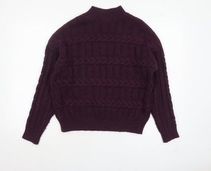 Womens UK Size 14 NEXT Purple Pullover Jumper