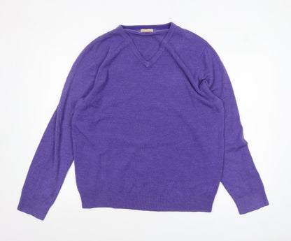 Mens UK Size XL John Lewis Purple Pullover Jumper