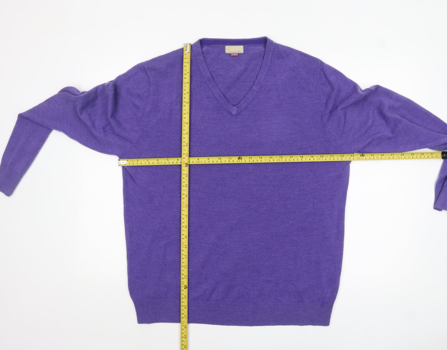 Mens UK Size XL John Lewis Purple Pullover Jumper