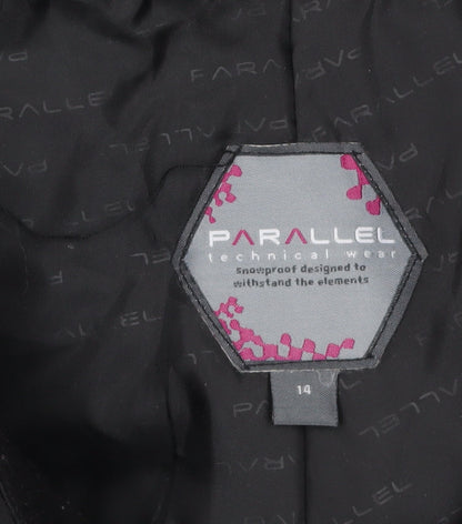 Parallel Women Black Snowproof Technical Winter Ski Trousers Size 14