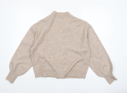 Womens UK Size 6 ASOS DESIGN Beige Cardigan Jumper