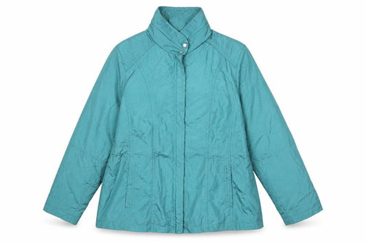 Klass Womens Sea Green Lightweight Zip Jacket Size 16