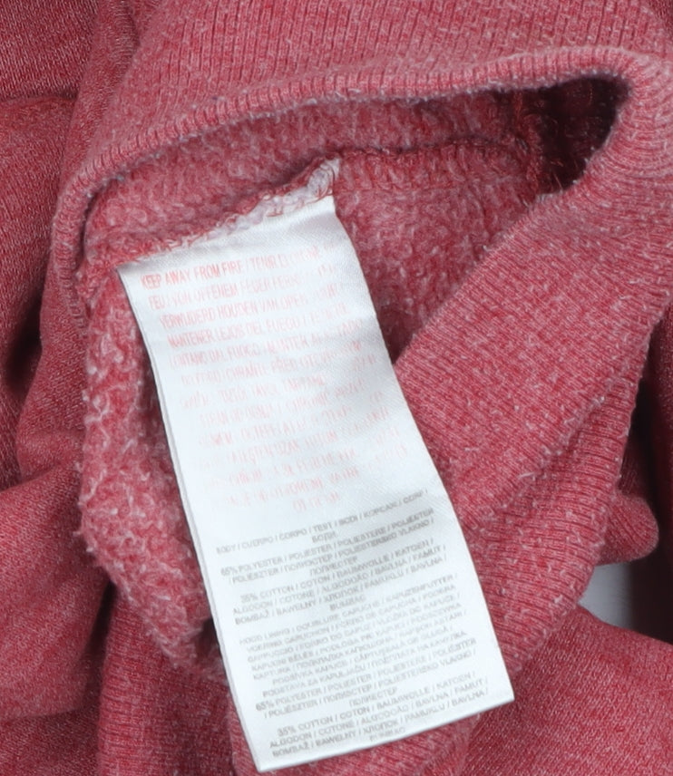 Mens UK Size M Tokyo Laundry Red Pullover Hoodie