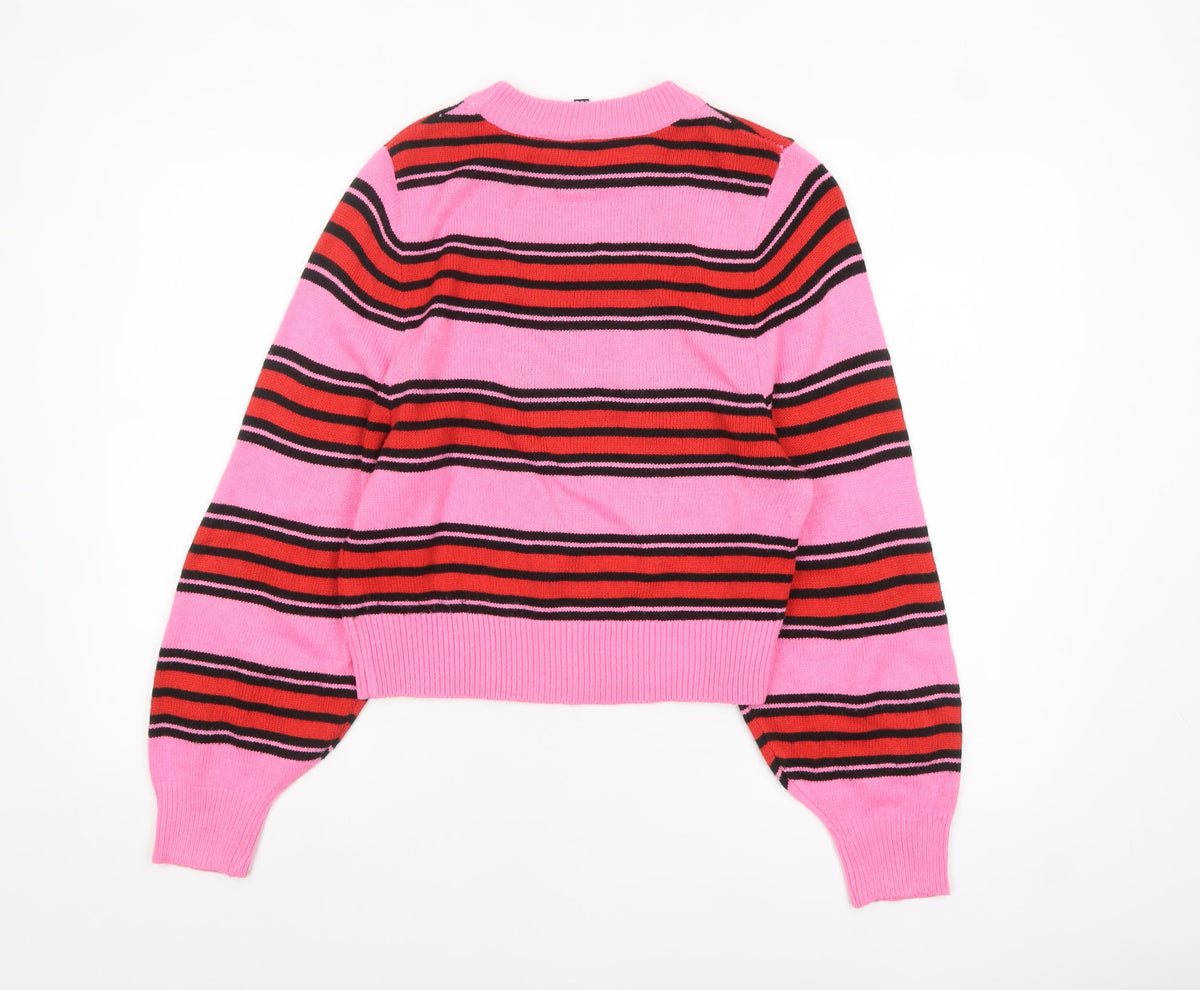 Womens UK Size XS H&M Multicoloured Pullover Jumper