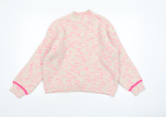 Womens UK Size 16 M&Co Multicoloured Pullover Jumper