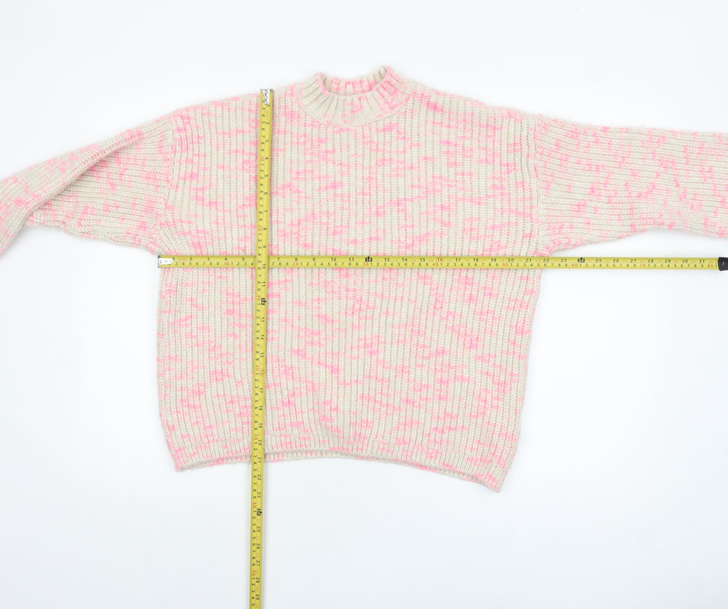 Womens UK Size 16 M&Co Multicoloured Pullover Jumper