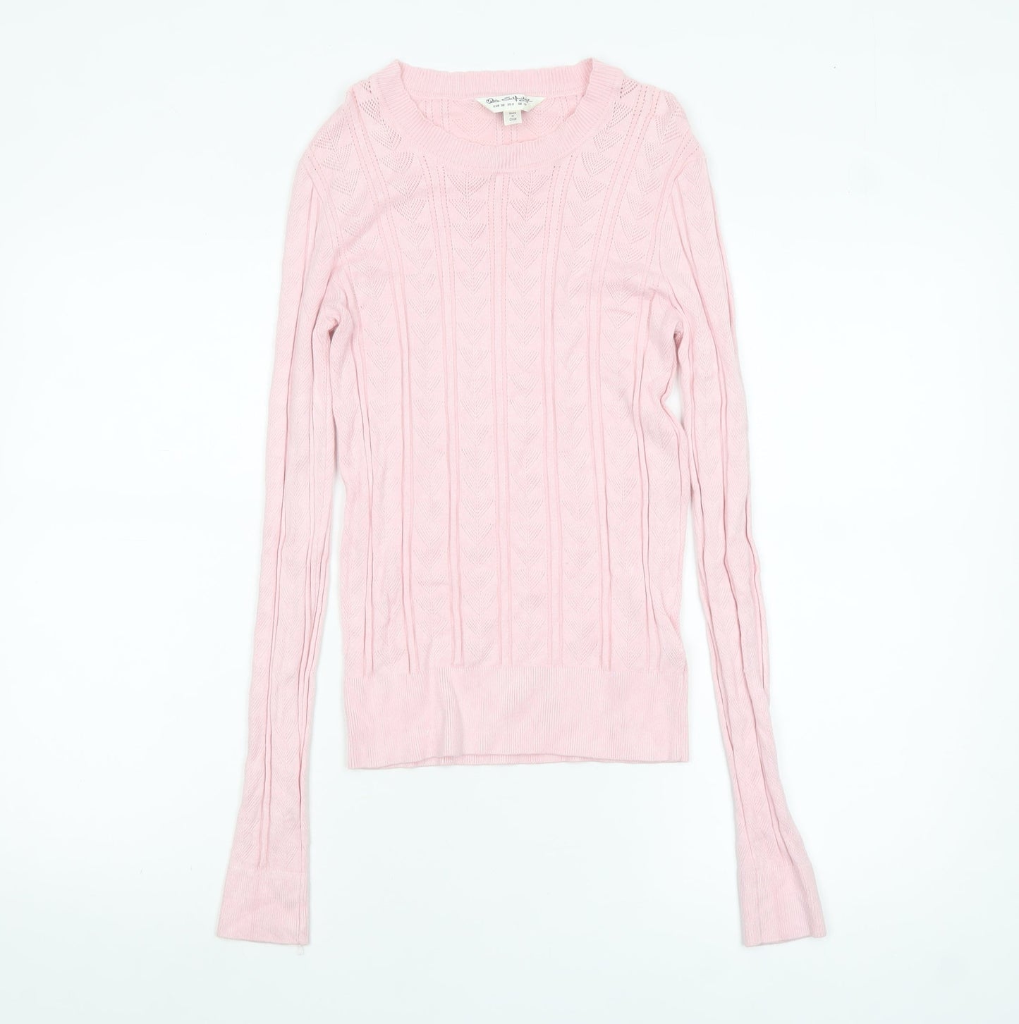 Womens UK Size 10 Miss Selfridge Pink Pullover Jumper