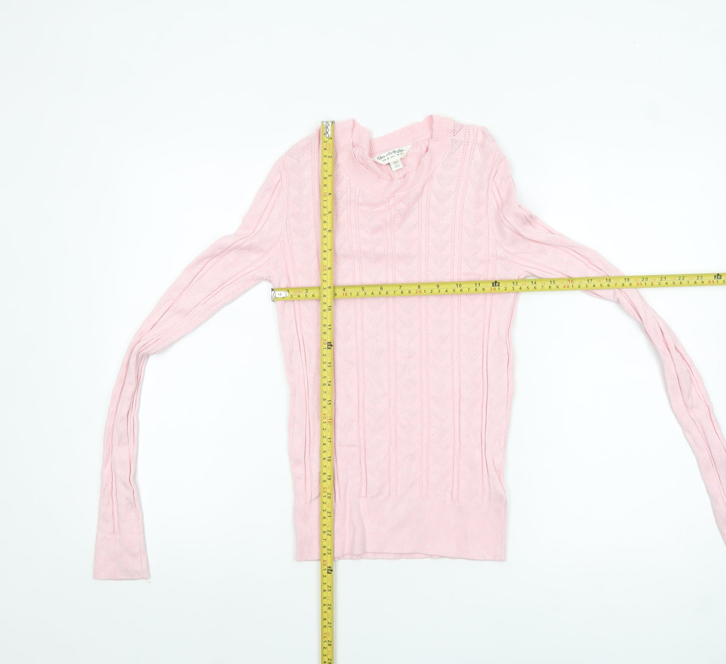 Womens UK Size 10 Miss Selfridge Pink Pullover Jumper