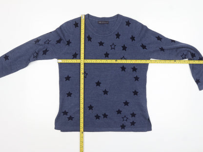 Womens UK Size 12 Marks and Spencer Blue Pullover Jumper