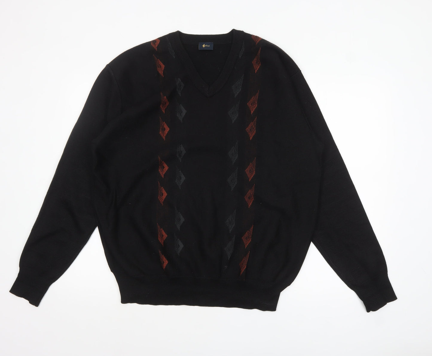 Mens UK Size XL Gabicci Black Pullover Jumper