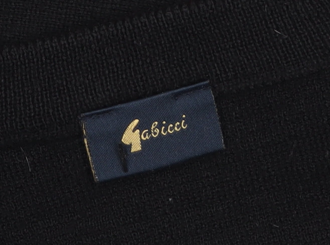 Mens UK Size XL Gabicci Black Pullover Jumper