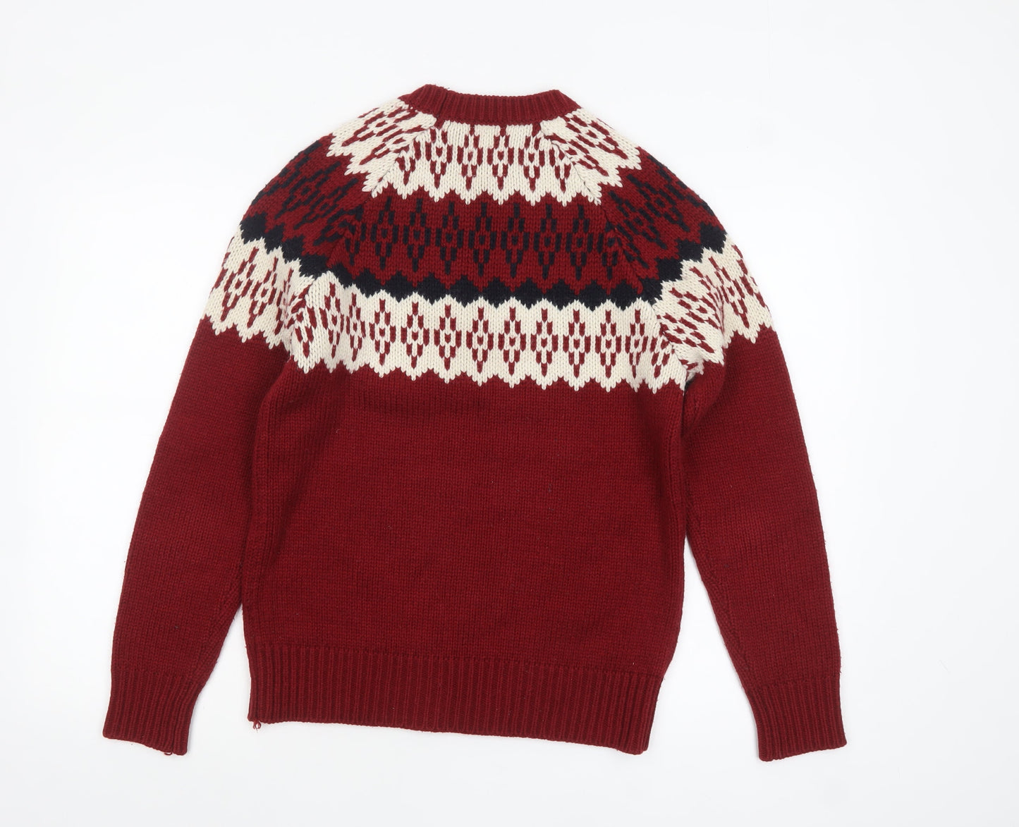 Mens UK Size S Burton Red Pullover Jumper