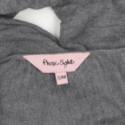 Womens UK Size S Phase Eight Grey Tunic T-Shirt
