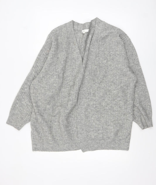 Womens UK Size L H&M Grey Cardigan Jumper