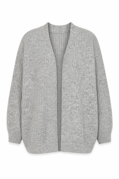 Womens UK Size L H&M Grey Cardigan Jumper