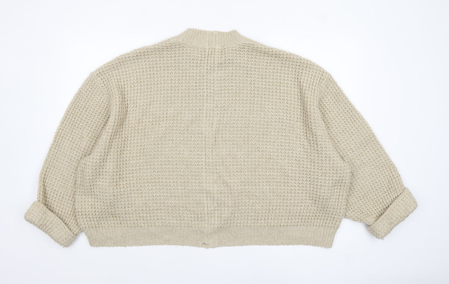 Womens UK Size M NEXT Beige Pullover Jumper