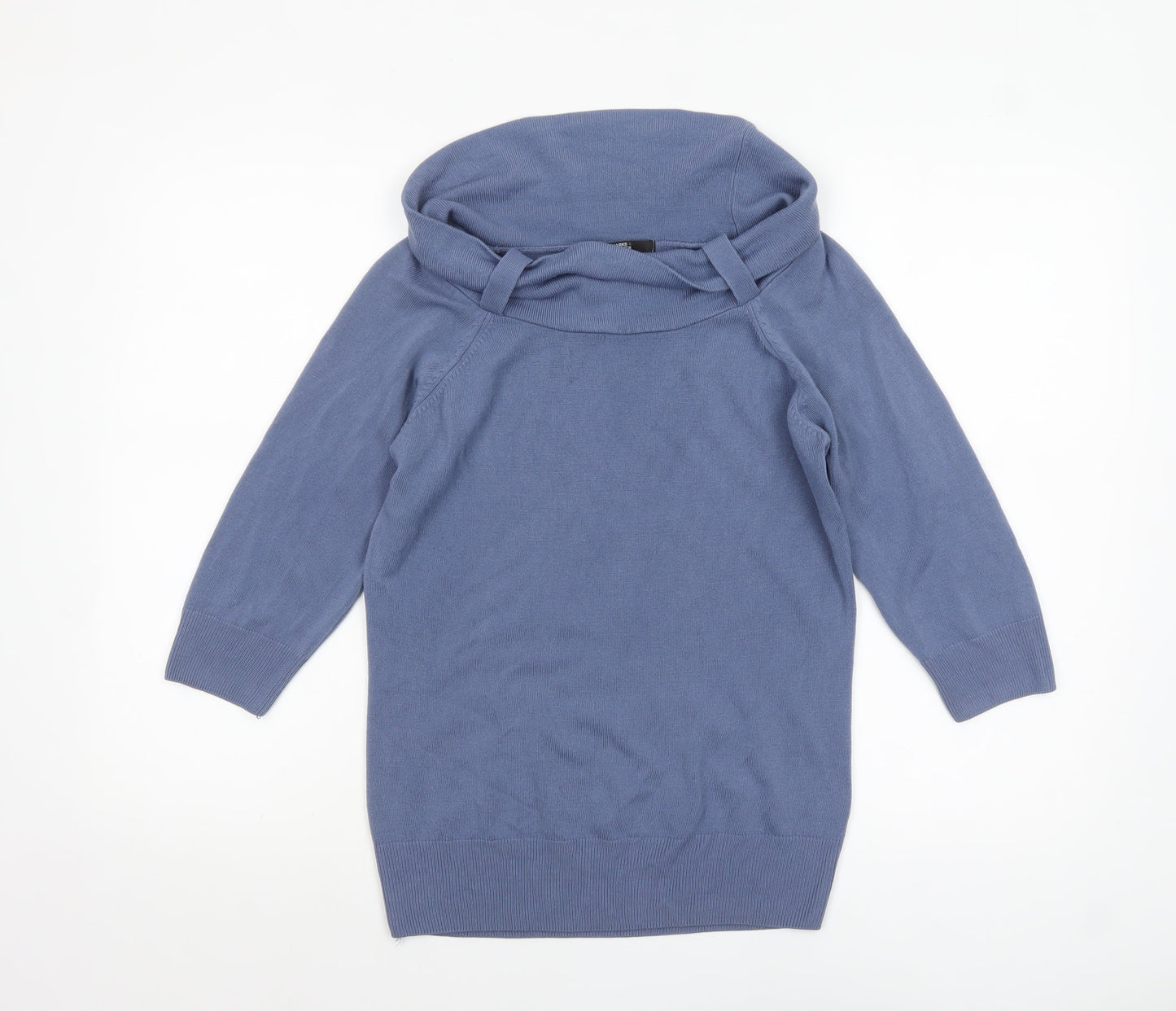 Womens UK Size 14 Marks and Spencer Blue Pullover Jumper