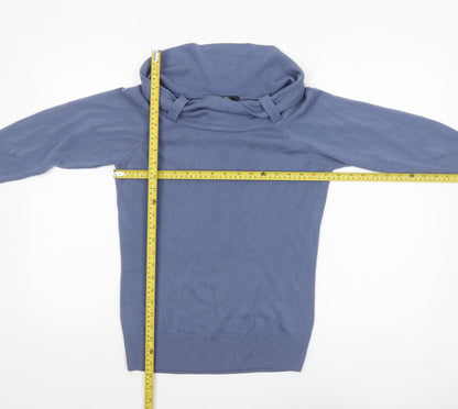 Womens UK Size 14 Marks and Spencer Blue Pullover Jumper