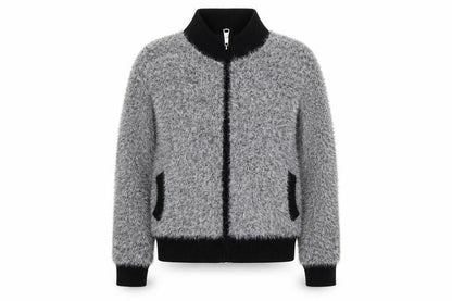 Womens UK Size S Katumi Grey Full Zip Jumper