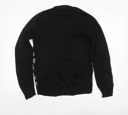 Star Wars Men's Black XS Christmas Darth Vader Jumper