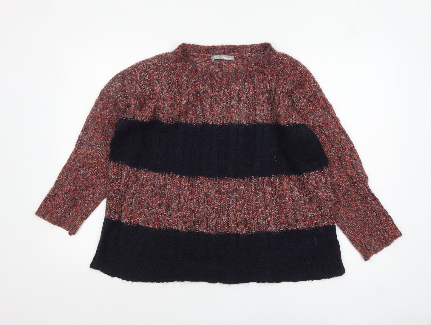 Womens UK Size 12 Marks and Spencer Multicoloured Pullover Jumper