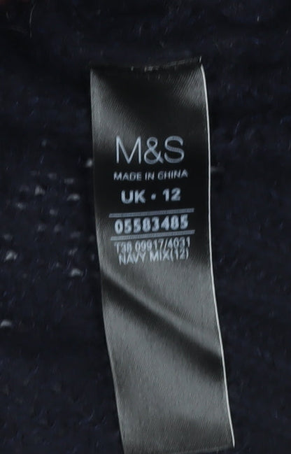 Womens UK Size 12 Marks and Spencer Multicoloured Pullover Jumper