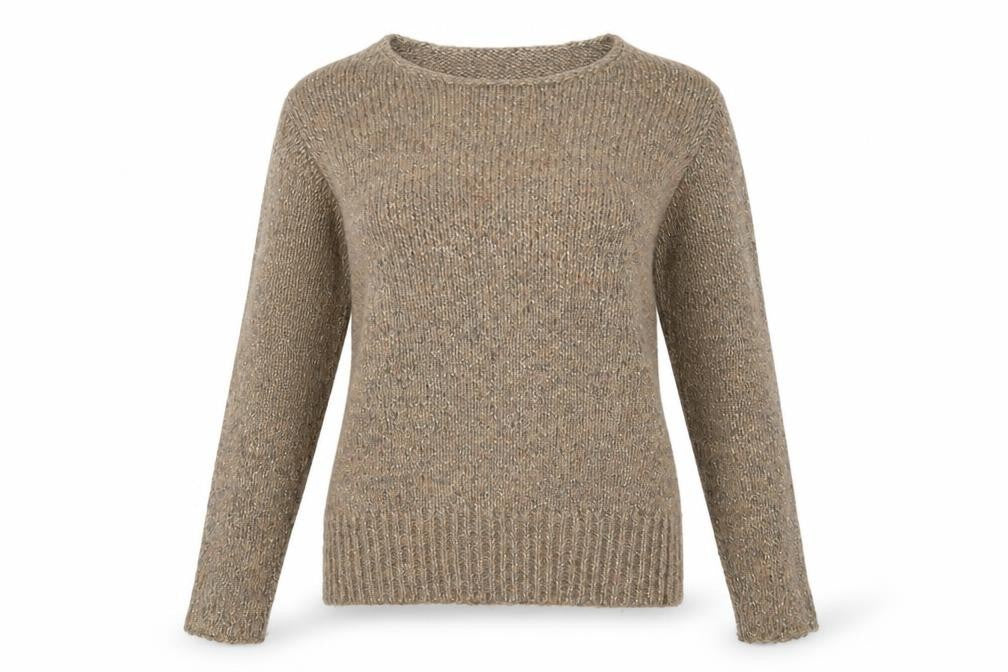 Womens UK Size 10 H&M Beige Pullover Jumper
