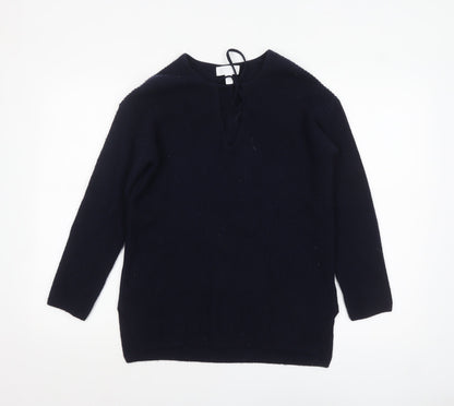 Womens UK Size XS The White Company Black Pullover Jumper