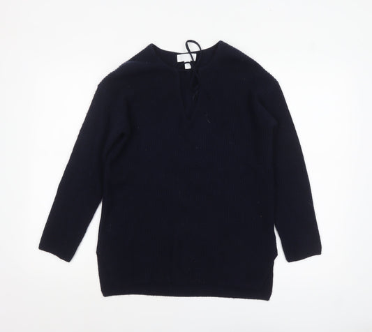 Womens UK Size XS The White Company Black Pullover Jumper