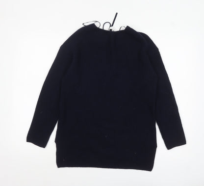 Womens UK Size XS The White Company Black Pullover Jumper