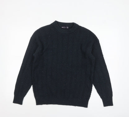 Womens UK Size M Marks and Spencer Black Pullover Jumper