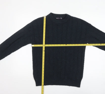 Womens UK Size M Marks and Spencer Black Pullover Jumper