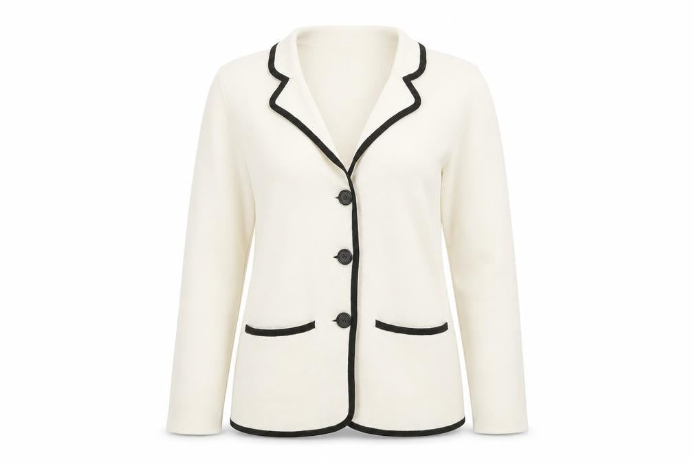 Womens UK Size 10 Jobis Ivory Cardigan Jumper