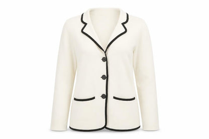 Womens UK Size 10 Jobis Ivory Cardigan Jumper