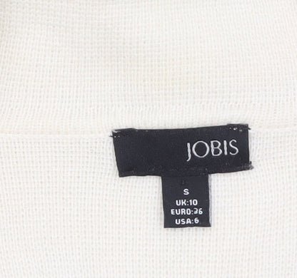 Womens UK Size 10 Jobis Ivory Cardigan Jumper